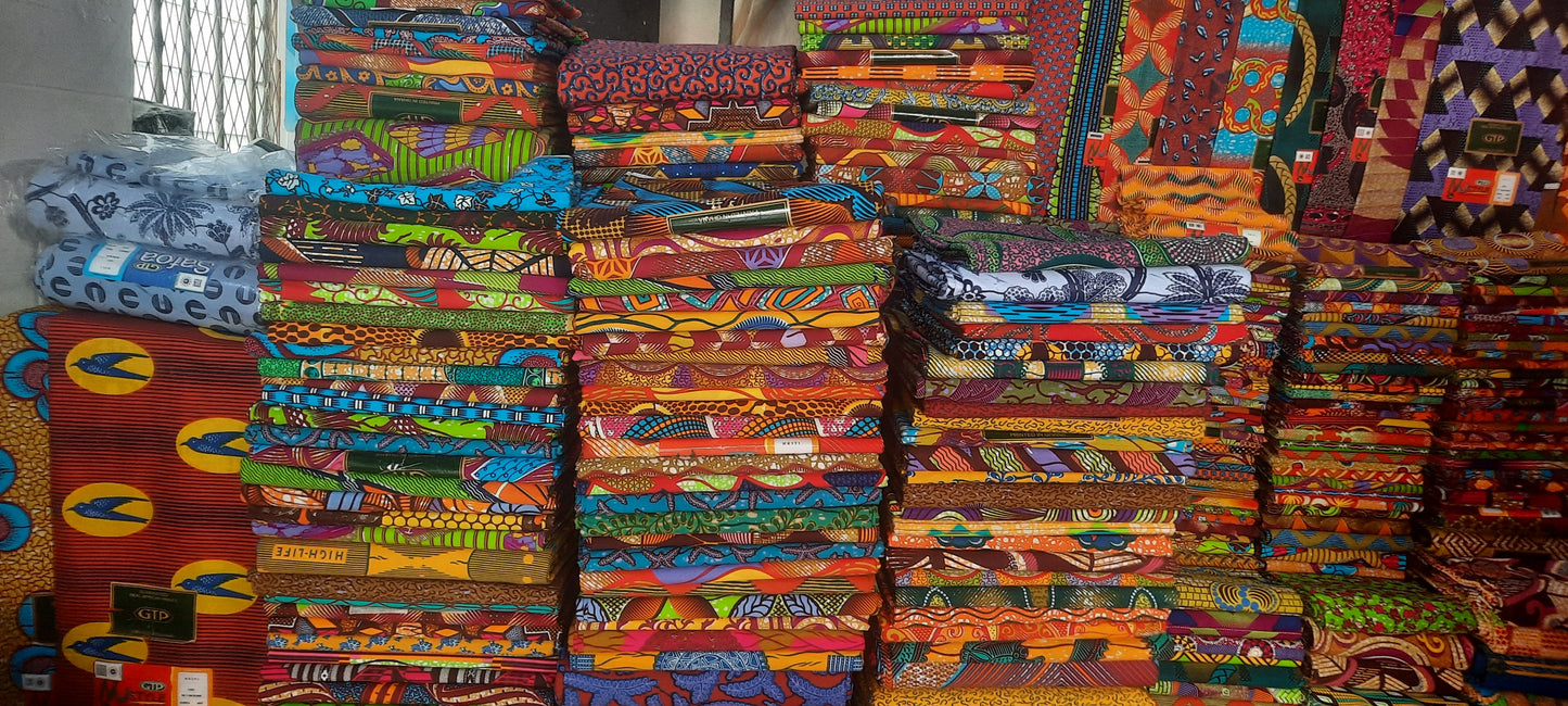 30 pcs Wholesale African Foldable Hand Fan - Made in Ghana
