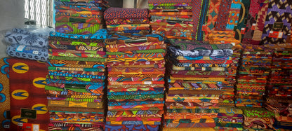30 pcs Wholesale African Foldable Hand Fan - Made in Ghana