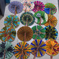 50 pcs Wholesale African Foldable Hand Fan - Made in Ghana