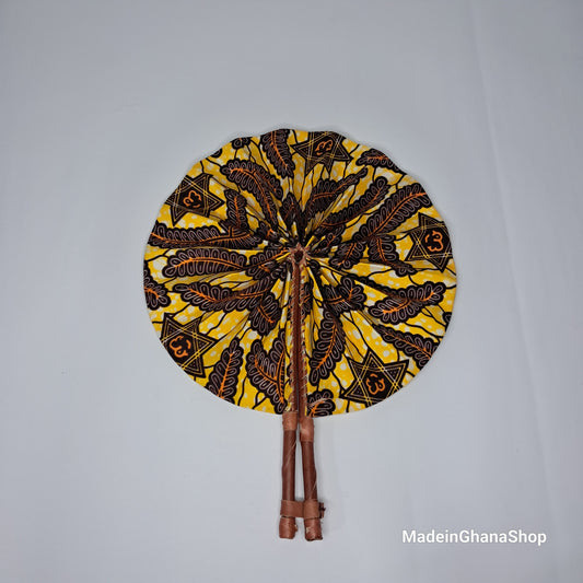 Ghanaian Fabric Fan - MG003