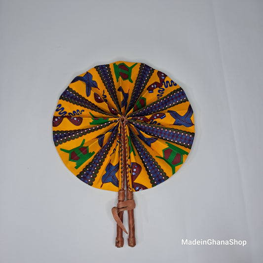 Ghanaian Fabric Fan - MG004