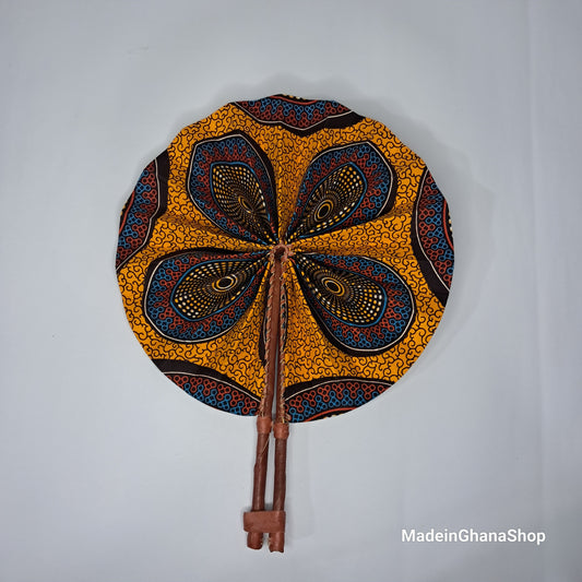 Ghanaian Fabric Fan - MG008