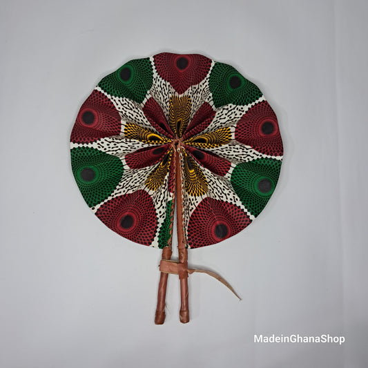 Ghanaian Fabric Fan - MG009