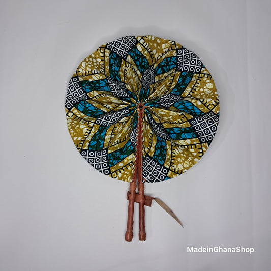 Ghanaian Fabric Fan - MG010