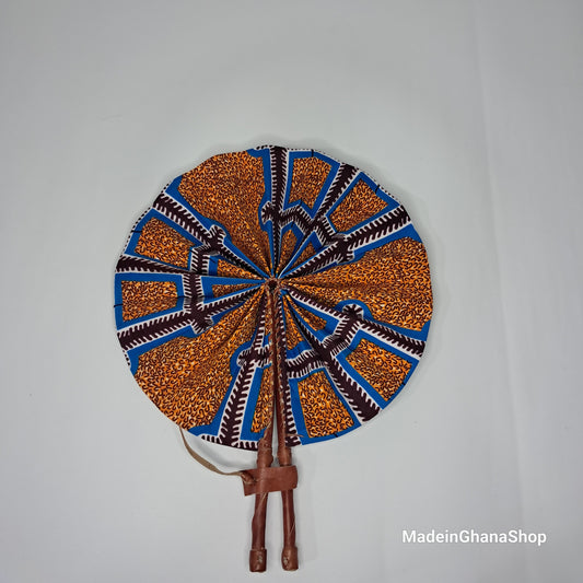 Ghanaian Fabric Fan - MG013