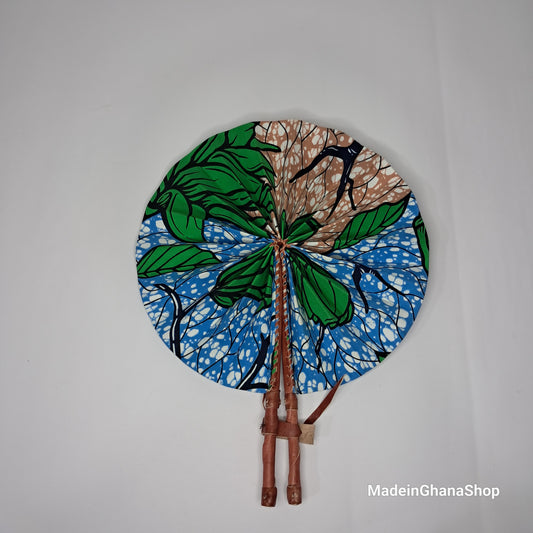 Ghanaian Fabric Fan - MG014