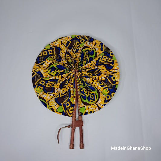 Ghanaian Fabric Fan - MG016