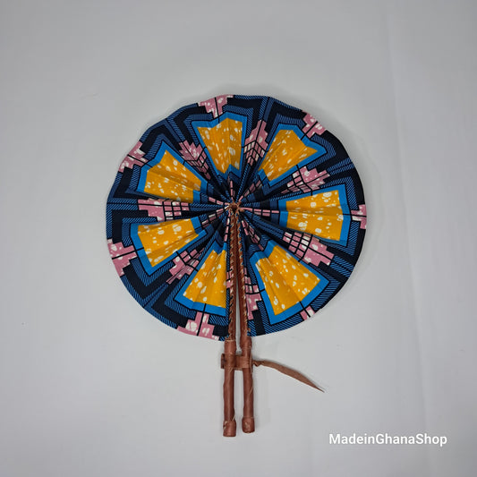 Ghanaian Fabric Fan - MG017