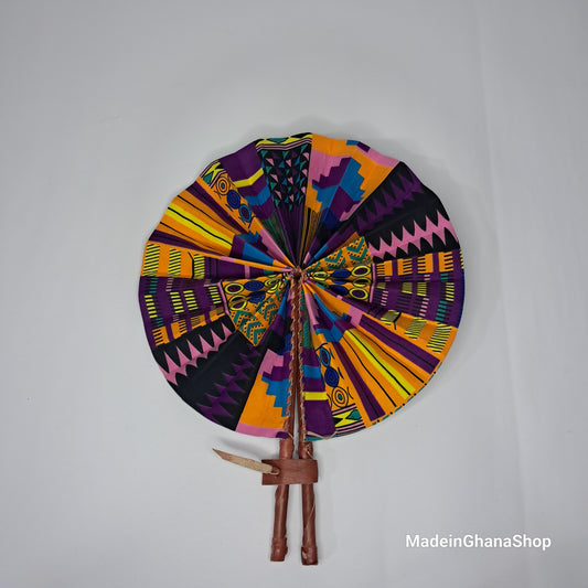 Ghanaian Fabric Fan - MG018