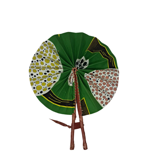 Ghanaian Fabric Fan - MG024