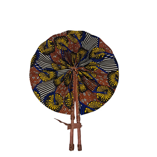 Ghanaian Fabric Fan - MG025