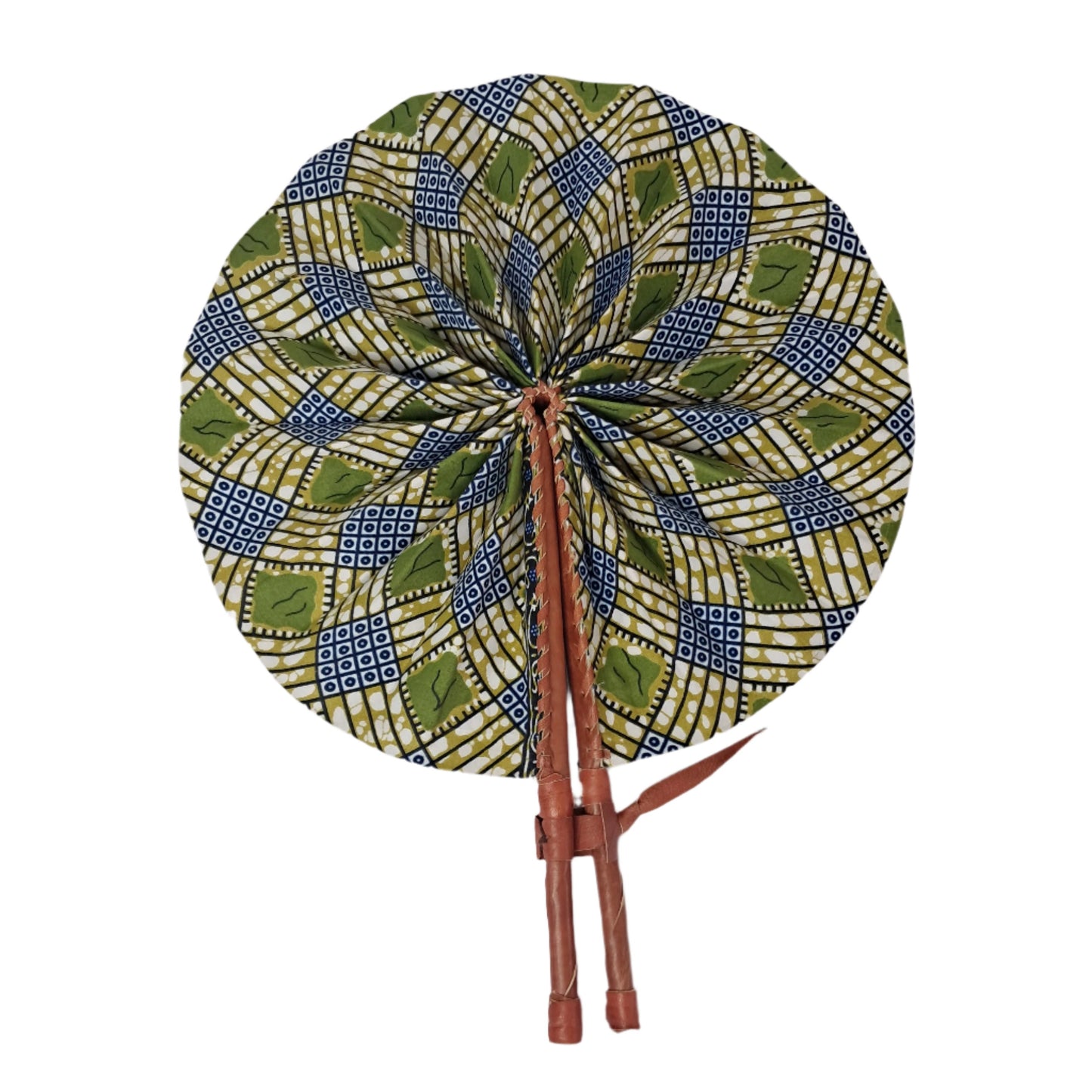 Ghanaian Fabric Fan - MG054