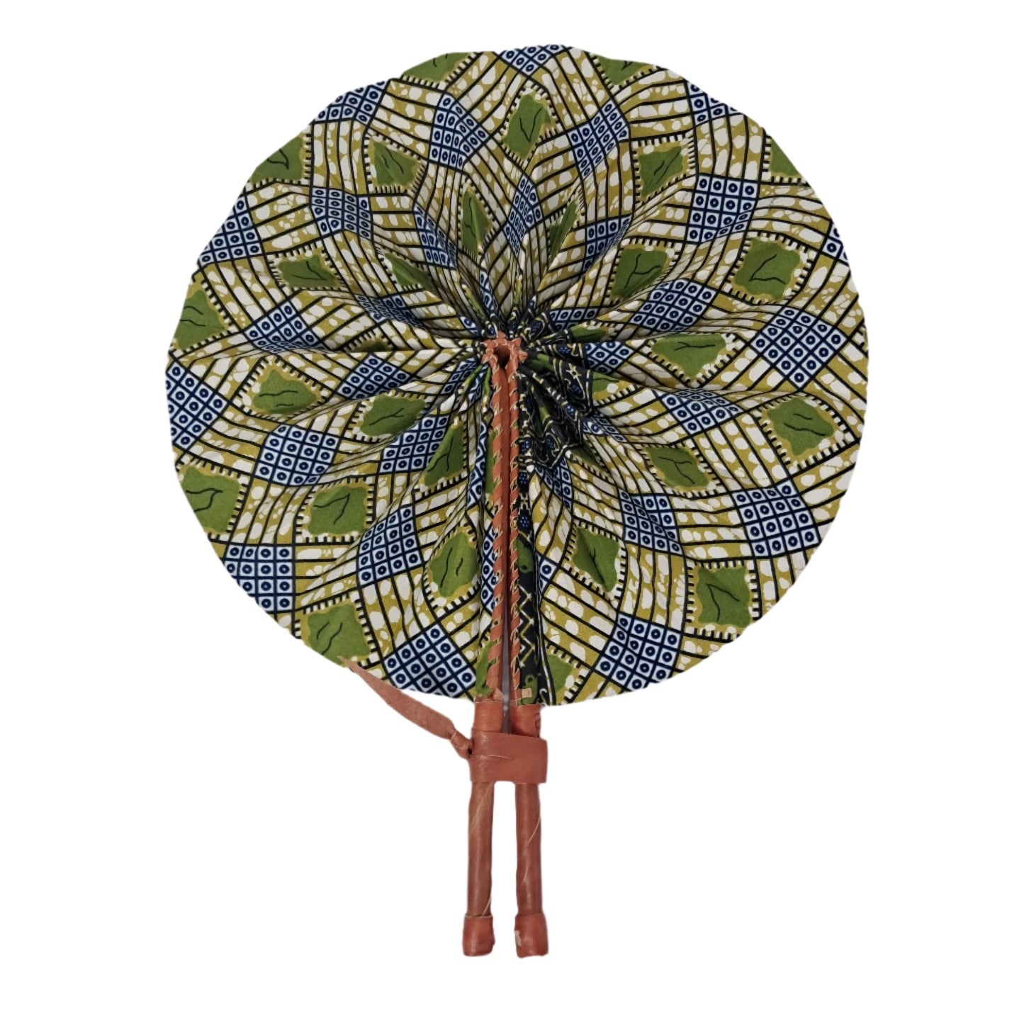 Ghanaian Fabric Fan - MG054