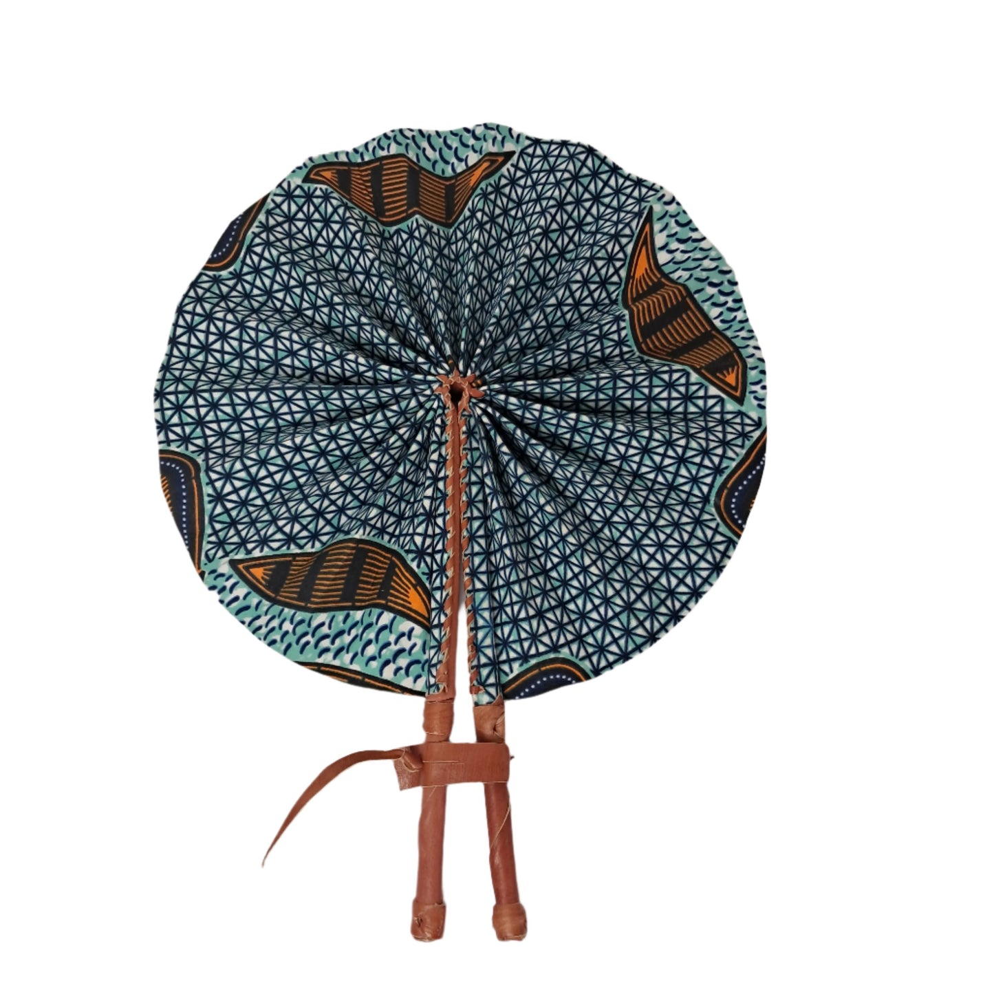 Ghanaian Fabric Fan - MG058