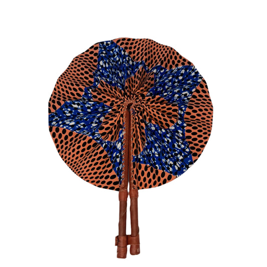 Ghanaian Fabric Fan - MG034