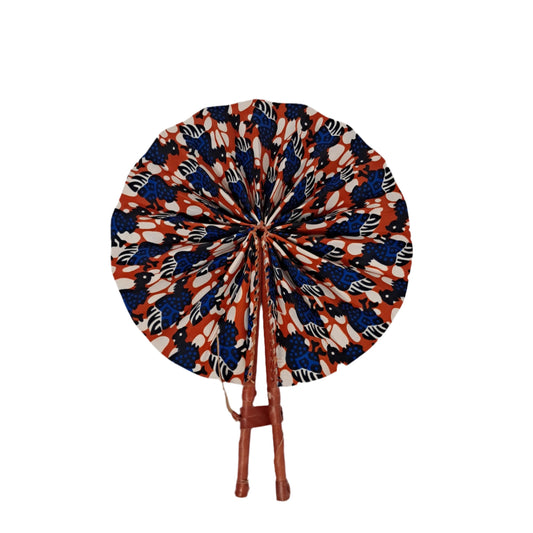 Ghanaian Fabric Fan - MG073