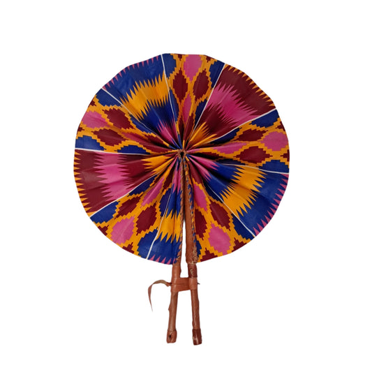 Kente Fabric Fan - KF005