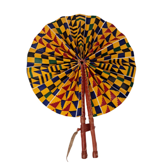 Kente Fabric Fan - KF008