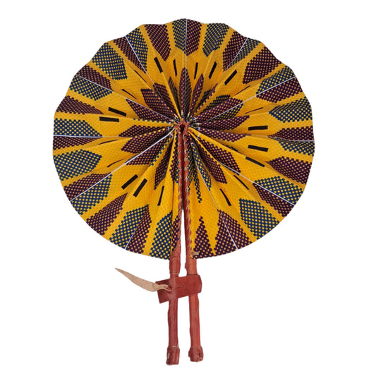 Kente Fabric Fan - KF015