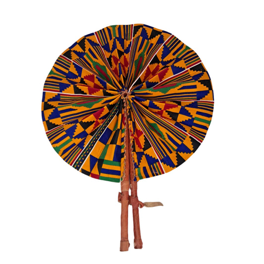 Kente Fabric Fan - KF017