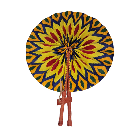 Kente Fabric Fan - KF011