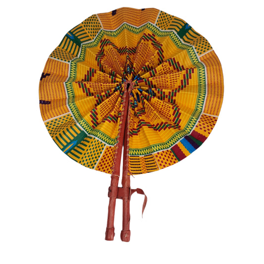 Kente Fabric Fan - KF013