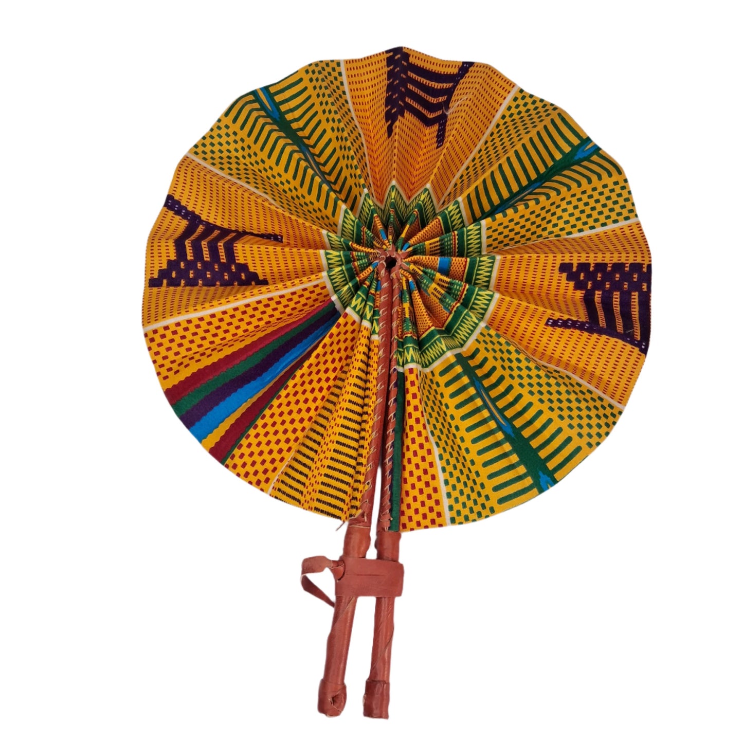 Kente Fabric Fan - KF013