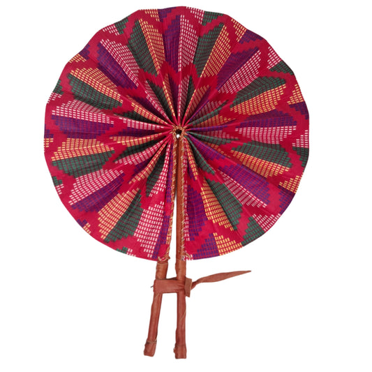 Kente Fabric Fan - KF016