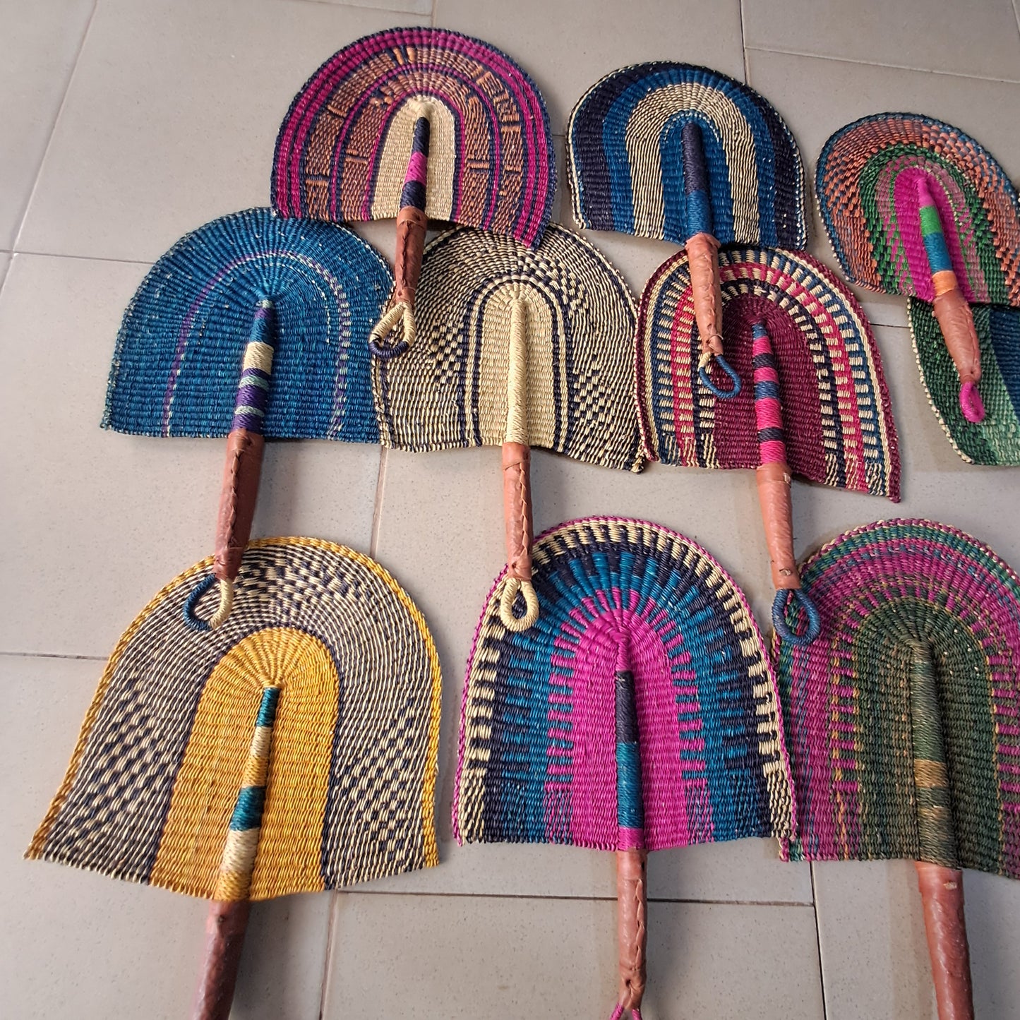 Wholesale Bolga Fan - 5 pieces