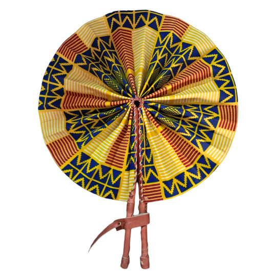 Kente Fabric Fan - KF019