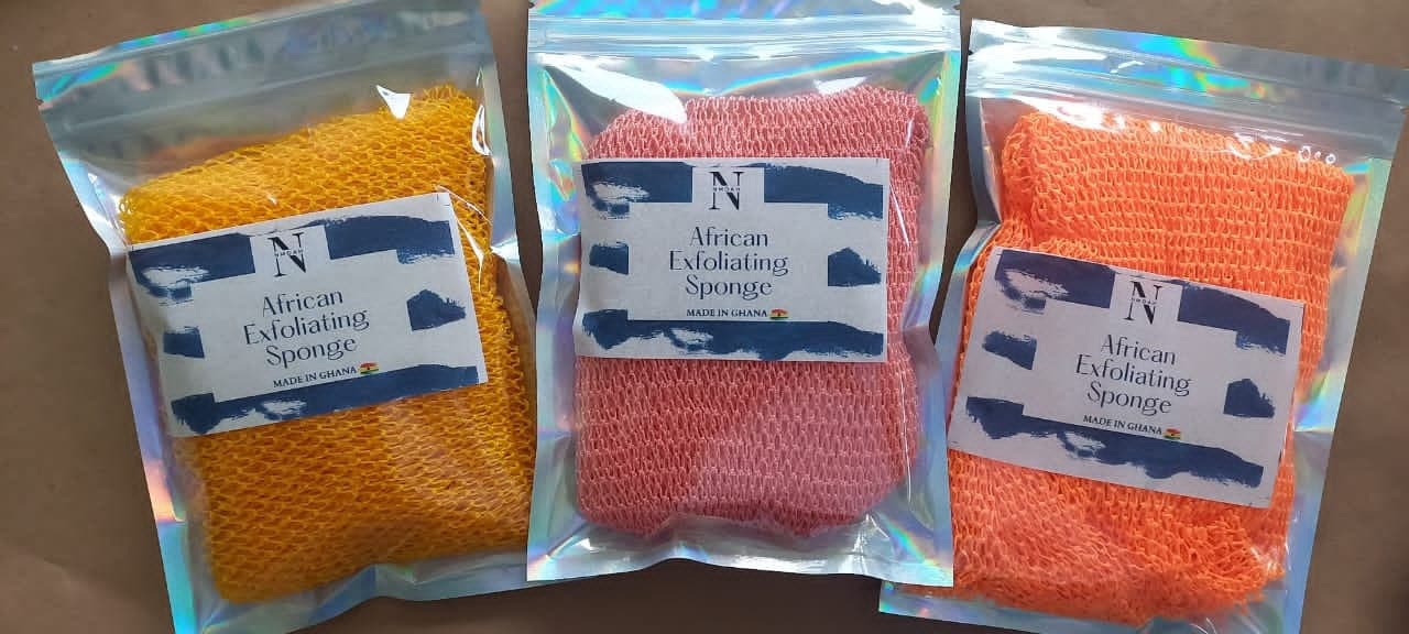 50 PCS African Exfoliating Bath Sponge | Authentic African Net Sponge | Wholesale