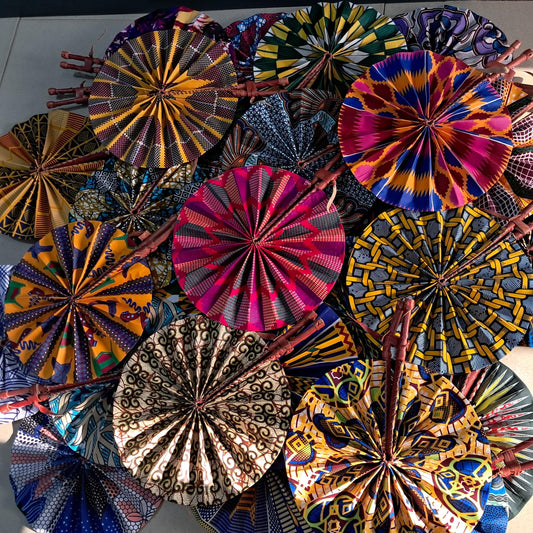 Wholesale Fabric fans 100 pieces