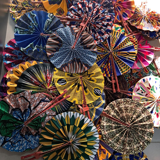 30 Wholesale Fabric fans